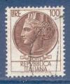 Italie N802 Monnaie syracusaine - 100l brun oblitr