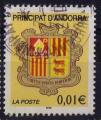 Andorre Fr. 2002 - Srie courante/Definitive : armoiries/coat of arms - YT 555 