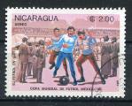 Timbre du NICARAGUA  PA  1985  Obl  N 1082  Y&T  Football