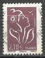 France Lamouche 2008; Y&T n 4158; 2,18 brun-prune