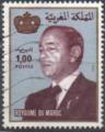 Maroc 1982 - Roi/King Hassan II, 1 dirham, Obl. - YT 936 