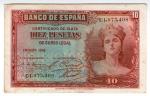 **   ESPAGNE     10  pesetas   1935   p-86a.2    TTB+/VF   **