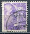Timbre ESPAGNE 1940 - 45  Obl  N 680  Y&T  Personnages