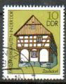 Allemagne RDA Yvert N2278 oblitr 1981 Maison colombage ZAULSDORF