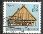 Allemagne RDA Yvert N2281 oblitr 1981 Maison bois PILLGRAM