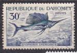 DAHOMEY - 1965 - Poisson -  Yvert 227 Oblitr