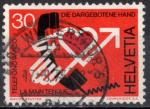 Suisse 1975; Y&T n 988; 30c, organisation, La Main Tendue