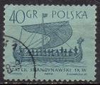 POLOGNE N 1245 o Y&T 1963-1964 Navigation  voile (Drakkar Viking)