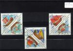 Lot de timbres oblitrs sur les bteaux TH1049/62
