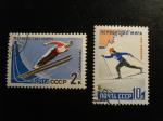 URSS - Anne 1962 - Championnats de ski - Y.T. 2525/2526 - Oblit. Used