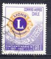 CHILI - 1967 - Lions -  Yvert PA 240 oblitr