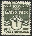 Dinamarca 1933-40.- Cifra. Y&T 207. Scott 220. Michel 195II.