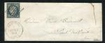 Rare lettre de Marcigny pour Pont de Vaux ( 1851 ) avec un n° 4b