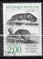 YT N2539 - Loutre - cachet rond