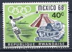 Timbre Rpublique du RUANDA  1968  Neuf **   N 244  Y&T JO Mexico