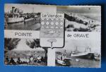 CP 33 Pointe de Grave Le Verdon - Bac Jete Port multivues (timbr 1961)