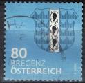 Autriche 2018 Oblitr rond Used Blason de Bregenz Coat of Arms SU