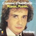 SP 45 RPM (7")  Michel Sardou  "  Comme d'habitude  "