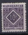 MADAGASCAR 1947 - Timbre TAXE YT 31  - 