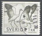 Sude 1967; Y&T n 583; 1k, oiseaux, grues cendres