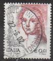 ITALIE N 2537 o Y&T 2002 la femme dans l'art tableau de Raphal