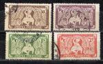 Indochine 1931; Y&T n 167  170; 4 timbres srie complte, Apsara
