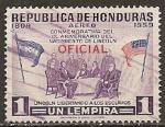 honduras - service pour la poste aerienne n 78  obliter - 1959