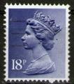 **   ANGLETERRE    18 p  1981  YT-969  " Reine Elizabeth II "  (o)   **