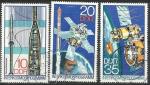 RDA 1978; Y&T n 1980  1982; srie 3 timbres, espace, programme intercosmos