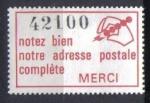 Erinophilie - Vignette Code Postal Saint Etienne 42100 - 