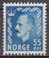 NORVEGE - 1950 - Roi  Haakon VII - Yvert 330A Neuf **