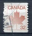 Timbre CANADA  1983  Obl  N 828C Y&T  Feuille Erable