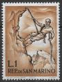 SAINT MARIN - 1962 - Yt n 552 - N** - Alpinisme ; descente en rappel