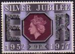 R-U / U-K (G-B) 1977 - Silver Jubilee d'argent, 8.5 p, obl./used - YT 829A 