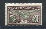 St Pierre et Miquelon N87* (MH) 1909/17 - Oiseaux "Goland"