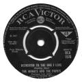 SP 45 RPM (7") The Mama's And The Papa's "  Dedicated to the one... " Angleterre
