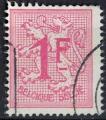 Belgique 1967 Oblitr Used 1 Franc sur Lion Hraldique SU