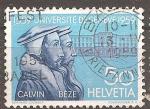 Suisse 1959 YT 624 Obl 400 ans Universit Genve Calvin et Bz