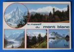CP 74 Le massif du Mont-Blanc - multivues (timbr)