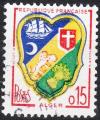 FRANCE - 1960/61 - Yt n° 1232 - Ob - Blason d Alger 0,15c