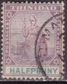 TRINITE (et Tobago) N° 44 de 1896 oblitéré