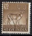 Inde 1974; Y&T n 402; 25p faune, chital
