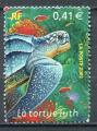 Timbre FRANCE  2002  Obl  N 3485 Y&T  Faune Tortue
