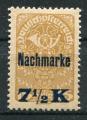 Timbre d'AUTRICHE Taxe  1921  Neuf *  N 101A   Y&T    