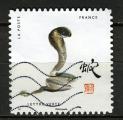 FRANCE 2017 / YT 1379  ASTROLOGIE CHINOISE - SERPENT  OBL. 