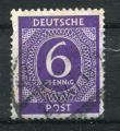 Timbre ALLEMAGNE AAS 1946  Obl  N 06  Y&T   