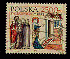 Pologne 1993 - YT 3266 - oblitr - 750 mort St Hedwig of Silesie