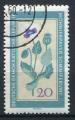 Timbre Allemagne RDA 1960  Obl   N 474  Y&T  Fleurs
