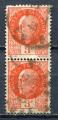 Timbre FRANCE  1941 - 42 Obl  N 521 Paire Verticale  Y&T  Personnage  Ptain