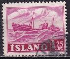 islande - n 230  obliter - 1950/52